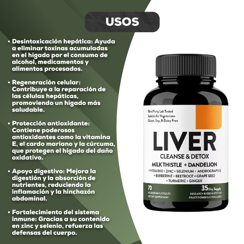 Liver Cleanse & Detox 70 CAPS