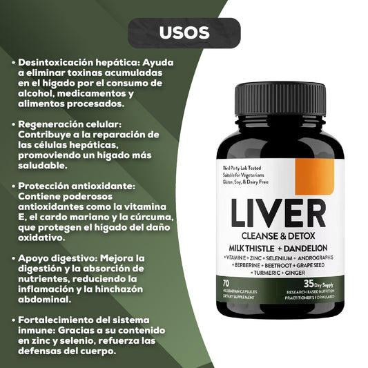 Liver Cleanse & Detox 70 CAPS
