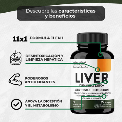 Liver Cleanse & Detox 70 CAPS