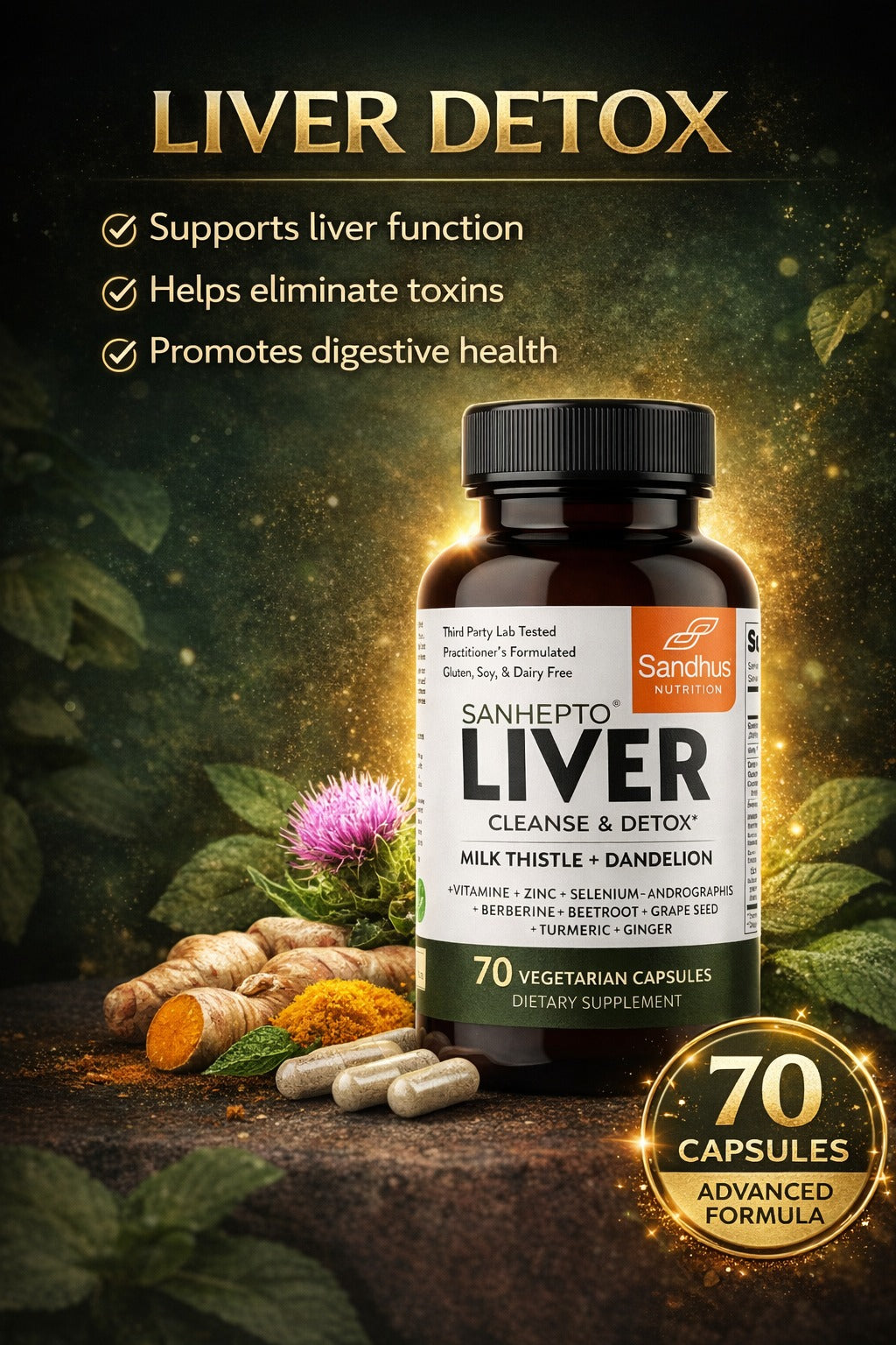 Liver Cleanse & Detox 70 CAPS