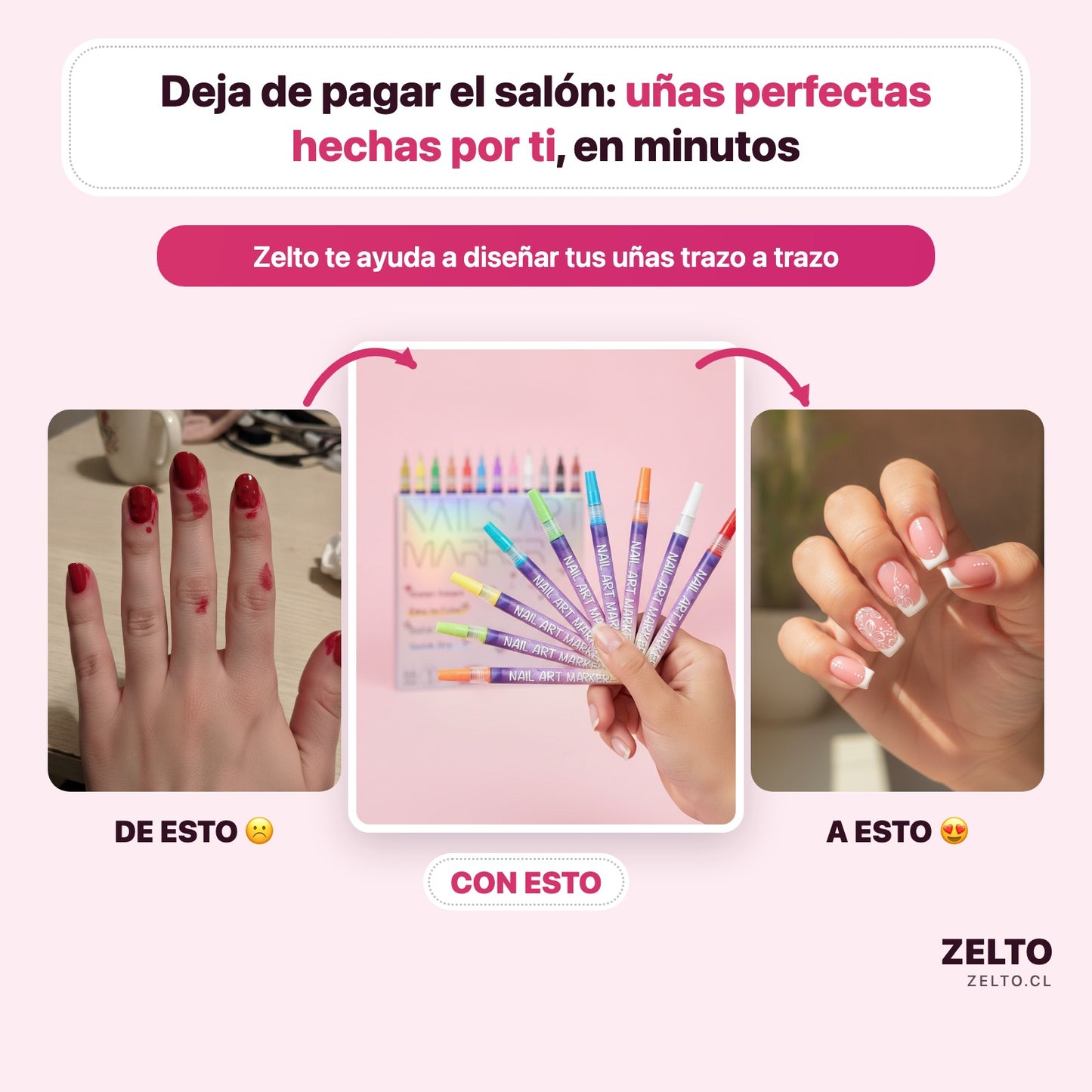 Set de 12 Marcadores para Uñas – Crea Diseños como Todo un Experto