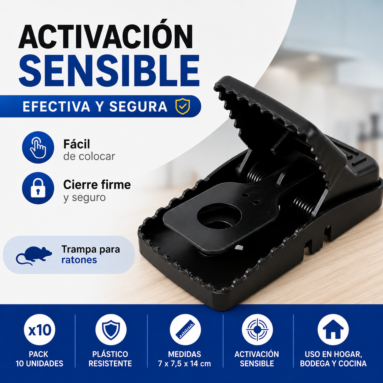 PACK 5 TRAMPAS PARA RATONES