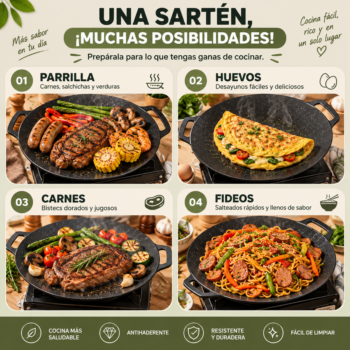 Plancha Coreana asado de disco
