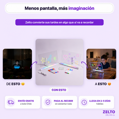 Pizarra Led Acrílica - ¡Compra 1 y lleva 1 de Regalo!