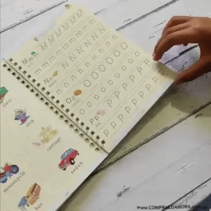 Set Cuaderno Magic Caligrafia Montessori